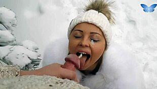 Amateur Slut Receives Intense Cumshots On Face And In Mouth