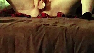 Wife uses 10 inch vibrator for orgasm