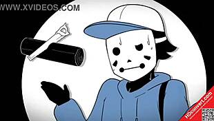 What are mime and dash up to in this hentai cartoon?