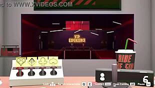 Poppi and Ari in the Heat Nightclub game