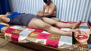 Punjabi girlfriend interested in fun again with blowjob and cumshot.