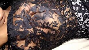 Hard fuck with boss in hotel room, big cock blowjob and cum.