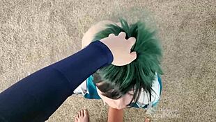 two hot lesbians with big tits fuck sloppy in pov