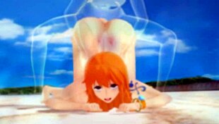 I-I can't beleive nami's fuckin with me in this 3d one piece hentai animaton!
