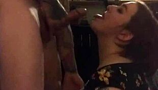 Chubby bbw takes monster cock in her ass for intense anal fucking