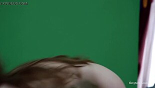 anna mostik spreads legs wide!