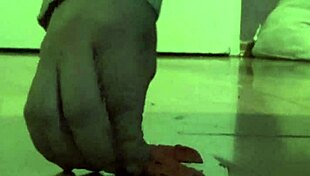 Tall Giantess Clayman Stomps with Huge Feet