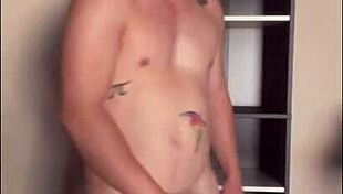 Twink Jerks Off His Monster Cock in the Sunlight 😏