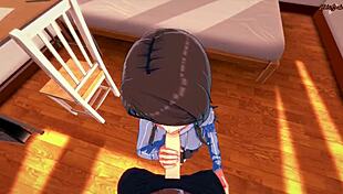 Mika Takes POV Facial Then Doggy Fuck