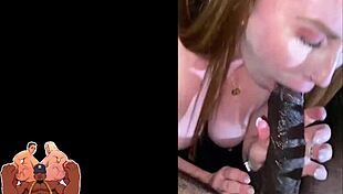 Slutty milf holly haze gets spitroasted by two bbcs 😈