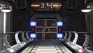 busty blonde bent over for android