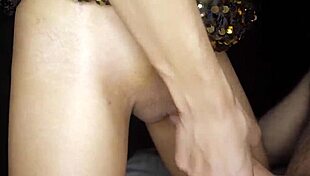 Whoring ladyboy bella sucking dick!