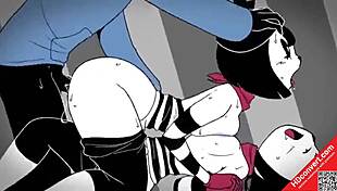 What are mime and dash up to in this hentai cartoon?