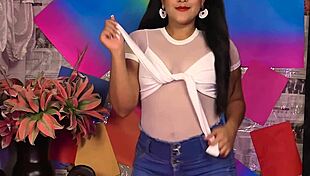 feeling the excitement while dancing for my boss to masturbate