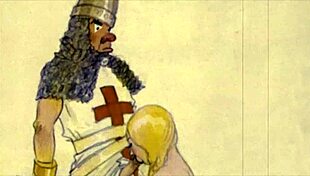 What a vintage erotic illustration of anime hentai!