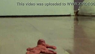 Tall Giantess Clayman Stomps with Huge Feet