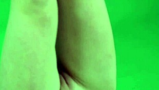 anna mostik spreads legs wide!