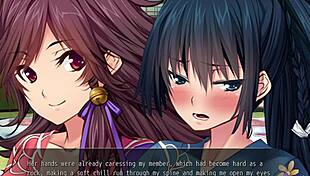 Commander babes fuck both in threesome group