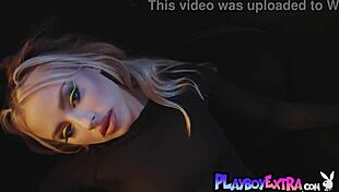 Petite Naked Inked Blondie Anna Claire Clouds Poses In Sexy Long Boots