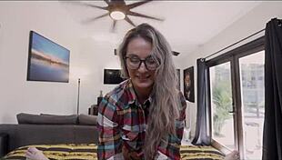 Horny stepmom mandy rhea screams during taboo roleplay sex with stepson in ripped clothes