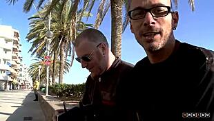 Does his hard cock slide into her wet pussy that easily?