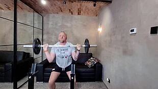 Muscular Bodybuilder Showers After Intense Workout!