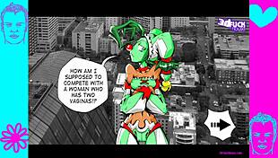 in ai-subeki part 5, the ladyboy activates the k fuck switch for creampie.