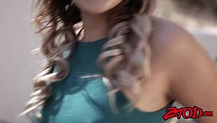 Small Titted Teen Cleo Vixen Stretched by Huge Fat Cock in Doggystyle and Cowgirl