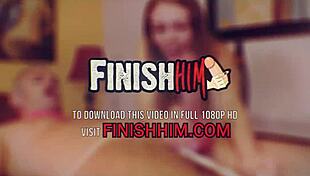 Teen wants to try her handjob skills on mature man