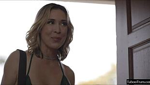 beautiful trans girl seducing and fucking