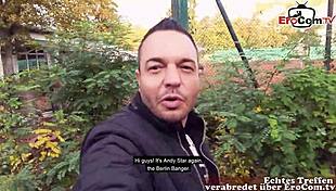 Yo, picked up this German mature housewife for a wild outdoor fuck in the park!