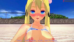 marie rose fucks in bikini on beach
