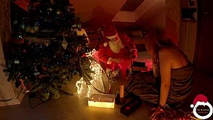 Christmas anal scene 2 with ripped clothes and more intense action