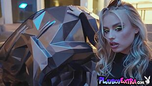 Petite Naked Inked Blondie Anna Claire Clouds Poses In Sexy Long Boots