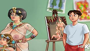 Erotic picture for headmistress in Summertimesaga e4 71 looks amazing 😏