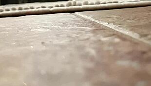 wife caught blasting her pussy again!