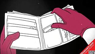 What are mime and dash up to in this hentai cartoon?