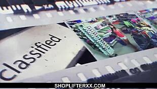 Teen 18+ Joseline Kelly Gets Fucked Hard by Pervy Guard While Dude Watches