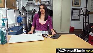 Latina Teen Sucks Monster Cock