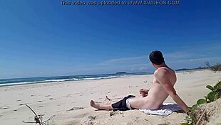 Beach Jerk Off 2