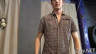 Hot gay action with rimming and big cocks