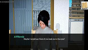 Hentai Girl Rides Cowgirl in Family Game Scenario