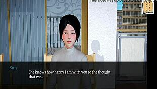 Hentai Girl Rides Cowgirl in Family Game Scenario