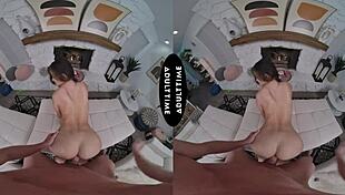 Up Close Vr - Scarlett Alexis Relishes On Kyle Mason Grabbing Her Tits Before Riding His Thick Cock