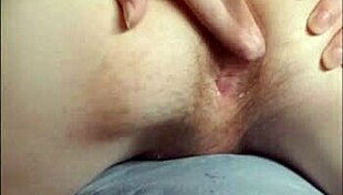 Young twink boy slut fucks himself with shampoo bottle in solo act.