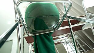 in the classroom, the teacher roughly fucks the big ass girl from behind