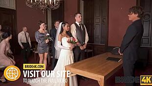 Bride4k czech bride cheats on wedding day with intense passion