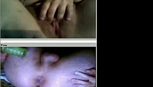 webcam teen showing off on camera