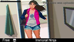 explore the adventures of the immoral ninja in this erotic comedy