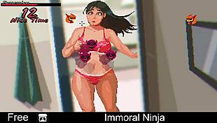 explore the adventures of the immoral ninja in this erotic comedy